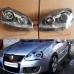 VW Golf MK5 R32 Black Projector Xenon Look Headlights Headlamps Set Bi Xenon